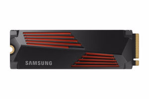 SSD Samsung 990 PRO jahutusradiaatoriga 4TB M.2 PCIe Gen4 NVMe TLC kirjutamiskiirus 6900 MB/s lugemiskiirus 7450 MB/s 2,3mm TBW 1200 TB MTBF 1500000 h MZ-V9P4T0GW