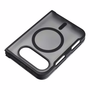 Must Forcell F-Protect 4sD-i Smoke Hybrid Premium ümbris iPhone Duo jaoks, ühildub MagSafe'iga