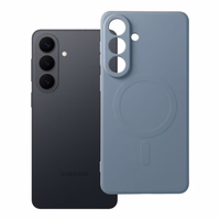 SILICONE MAG COVER Ümbris compatible with MagSafe jaoks SAMSUNG S26 Edge light sinine