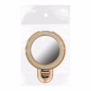 Phone stand CIRCLE MIRROR - stick-on - kuldne