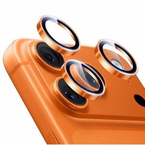 ESR Armorite Camera Lens Glass jaoks iPhone 17 Pro / Max / 15 Pro / Max / 16 Pro / Max / 17 Pro / Max - oranž