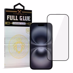 Karastatud klaas HARD Full Glue 5D jaoks IPHONE 16 MUST