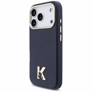 Karl Lagerfeld Karl Head Logo MagSafe ümbris iPhone 17 Pro jaoks - sinine