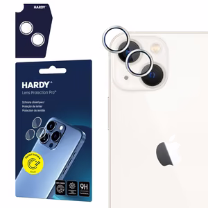 3mk HARDY Lens Protection Pro Glass jaoks Apple iPhone 15 / 15 Plus - Hõbedane