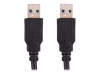 Lanberg USB-A kaabel 3.0 0.5m must