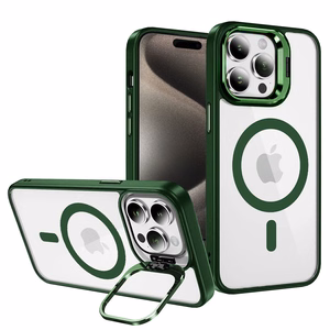 Tel Protect Kickstand Magsafe Ümbris jaoks Iphone 14 Pro Max roheline