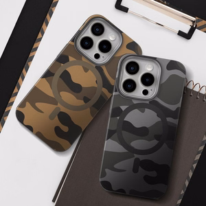 Ümbris jaoks Samsung S25 Forcell F-Protect Levels Dual Layer 4D technology compatible with Magsafe Military Drop-Test desert camo
