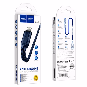 HOCO кабель USB A to Lightning 2,4A X59 1 м синий