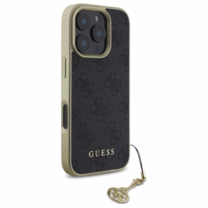 Guess 4G Charms Collection ümbris jaoks iPhone 16 Pro - must