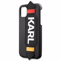 Karl Lagerfeld Strap Ümbris jaoks iPhone 11 Pro 5.8" - must