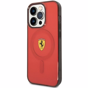 Ferrari FEHMP14LUKR iPhone 14 Pro 6.1" punane/punane hardcase Translucent Magsafe