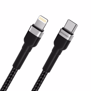 Wozinsky WNBCL2 кабель Lightning USB-C PD 30W 2м - чёрный