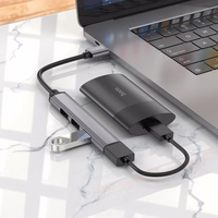 USB hub Hoco HB26 4-in-1 adapter USB-A to 1xUSB3.0 + 3xUSB2.0 hall