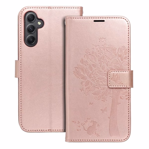 MEZZO Book ümbris jaoks SAMSUNG A34 5G tree rose kuldne