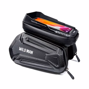 WILDMAN reisikott jalgratta raamile lukuga, 1,2L (4 "- 7"), XT6, must