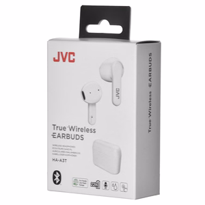JVC HA-A3T HAA-3TWU juhtmevabad kõrvaklapid kõrvas valge