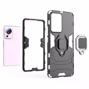 Ring Armor ümbris jaoks Xiaomi 13 Lite armored cover magnetic holder ring must