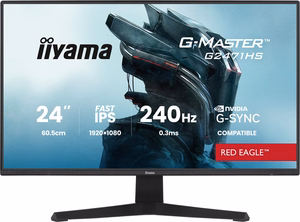 iiyama G-MASTER G2471HS-B1 arvutimonitor 60.5 cm (23.8") 1920 x 1080 pikslit Full HD must