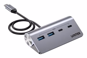Unitek Алюминиевый хаб USB-C 2x USB-A 2x USB-C 5Gbps