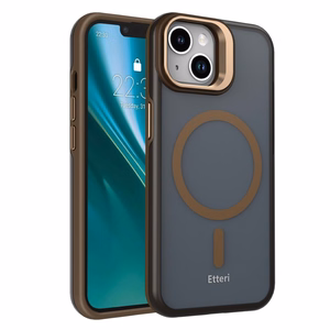 Чехол Etteri Morning Fog для iPhone 14 6,1" коричневый
