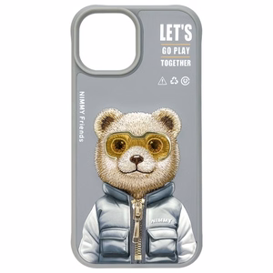 NIMMY ümbris COOL&CUTE 2.0 Bear jaoks IPHONE 15 hall