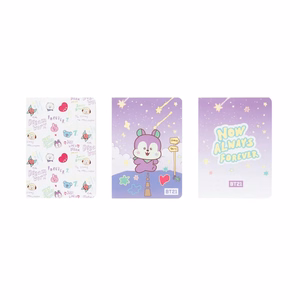 BT21 MANG A6 märkmike komplekt, 3 tk