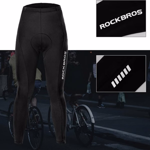 Rockbros RK20043XL hingavad rattapüksid XXXL pehmendusega - must