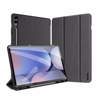 DUX DUCIS ümbris DOMO foldable with pencil storage jaoks SAMSUNG Tab S10 Plus/S9 Plus/S9FE Plus must