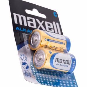 MAXELL aluseline patarei LR14, 2 tk.