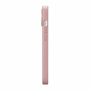 iCarer Litchi Premium Leather Case iPhone 14 Plus Magnetic Leather Case with MagSafe Pink (WMI14220711-PK)