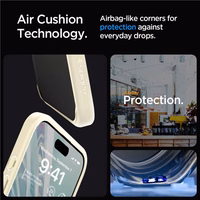 Spigen Crystal Hybrid Ümbris jaoks iPhone 15 Pro Max - Clear Beige