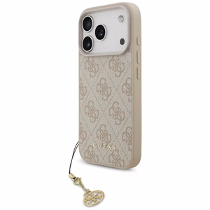 Guess 4G Charms Collection MagSafe Ümbris jaoks iPhone 17 Pro - Roosa