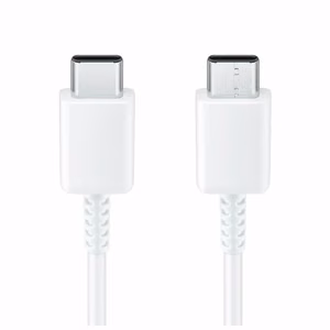USB kaabel Samsung EP-DA705BWE 25W 3A Type-C-Type-C 1.0m  valge