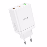 Phone Laadija Hoco 2 x USB C + USB A QC3.0 PD 3A 35W N33 valge
