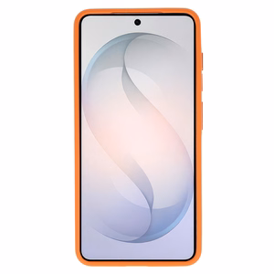 Liavec Soft Ümbris Metal Frame for Samsung Galaxy S26 oranž