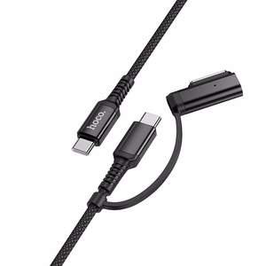 Cable 2in1 USB C to USB C / Mag3 Hoco 240W 1,8 m U142 black