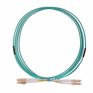 Alantec FOC-LCLC-5MMD-3-3 – LC-LC duplekskiudoptiline patch-kaabel, OM3 multimode 50/125 µm, 3 m, türkiissinine