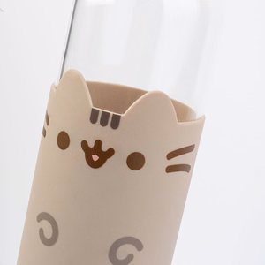 Pusheen klaasist veepudel, 500 ml
