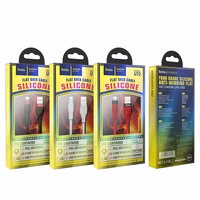 USB kaabel Hoco U72 Lightning 1.2m silicone valge