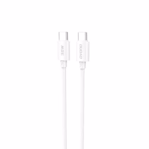 Dudao L4C USB-C / USB-C 30W Kaabel 1.2m - valge