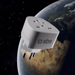 SBS CH Travel Adapter - Universal - Valge
