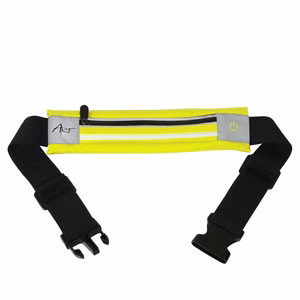ART sport belt koos ümbris and light APS-01G roheline