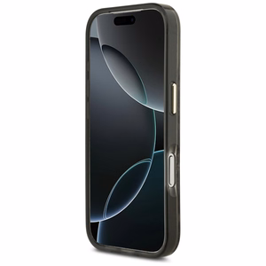 Чехол Guess Python Pattern MagSafe для iPhone 17 Pro - коричневый