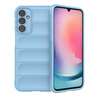 Magic Shield Ümbris jaoks Samsung Galaxy A24 4G flexible armored cover light sinine