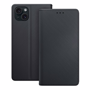 3mk Wallet Ümbris jaoks iPhone 15 Plus - must