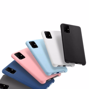 Silikoonist ümbris Pehme paindlik kummist kate Samsung Galaxy A03s musta