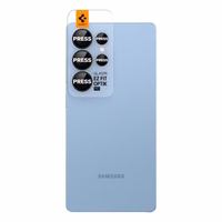 Spigen Optik Pro GLAS.TR EZ FIT 2-pack Camera Cover jaoks Samsung Galaxy S25 Ultra - must