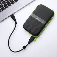 Silicon Power Armor A60 external hard drive 5000 GB must, roheline