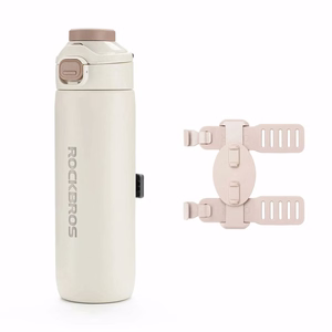Rockbros S550H-1 700 ml termospudel magnetilise hoidiku ja kinnitusrihmaga - beež
