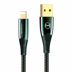 Кабель USB Mcdodo "CA-8065" зелёный Lightning 180 см